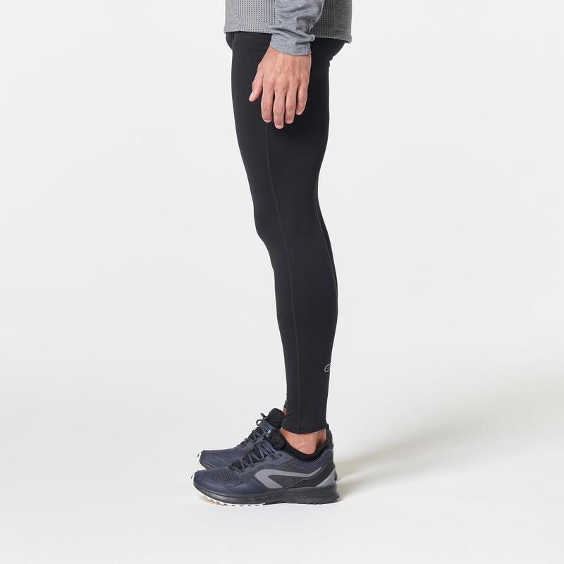 RUN WARM MEN'S RUNNING TIGHTS - BLACK