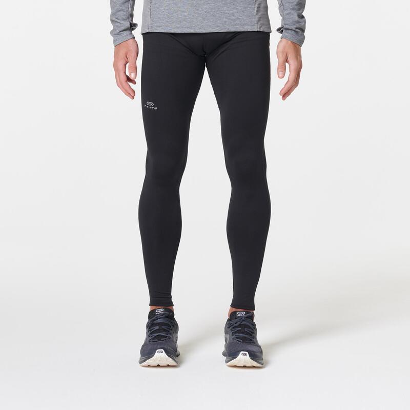 RUN WARM MEN'S RUNNING TIGHTS - BLACK