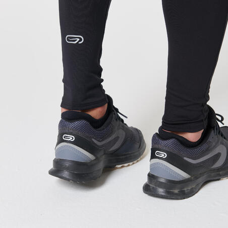 ТАЙТСЫ УТЕПЛЕННЫЕ ДЛЯ БЕГА МУЖСКИЕ RUN WARM ЧЕРНЫЕ