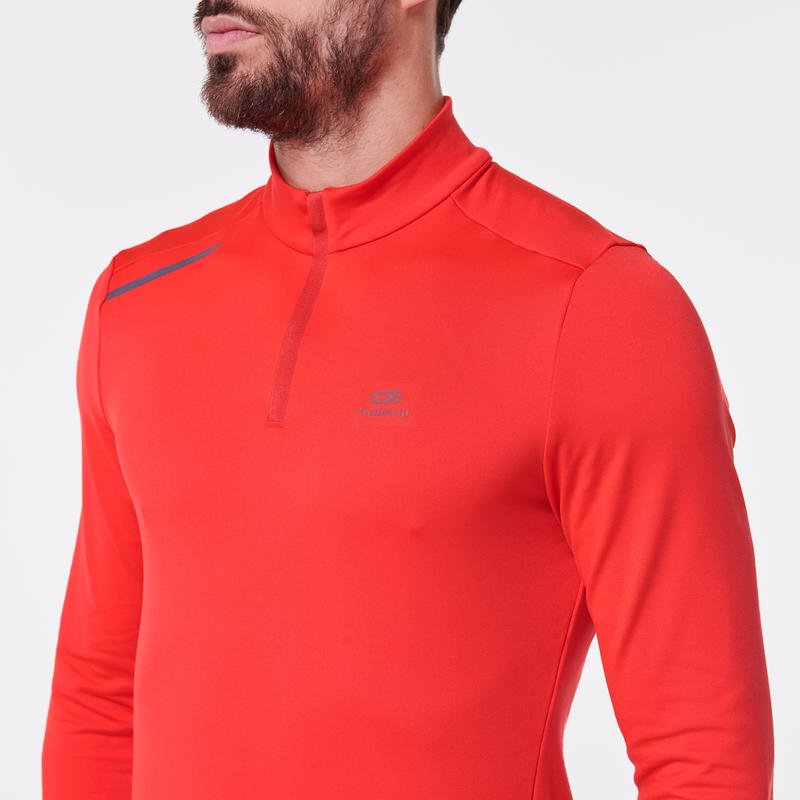 ФУТБОЛКА ДЛЯ БЕГА С ДЛИННЫМИ РУКАВАМИ МУЖСКАЯ Run Warm Decathlon 145903