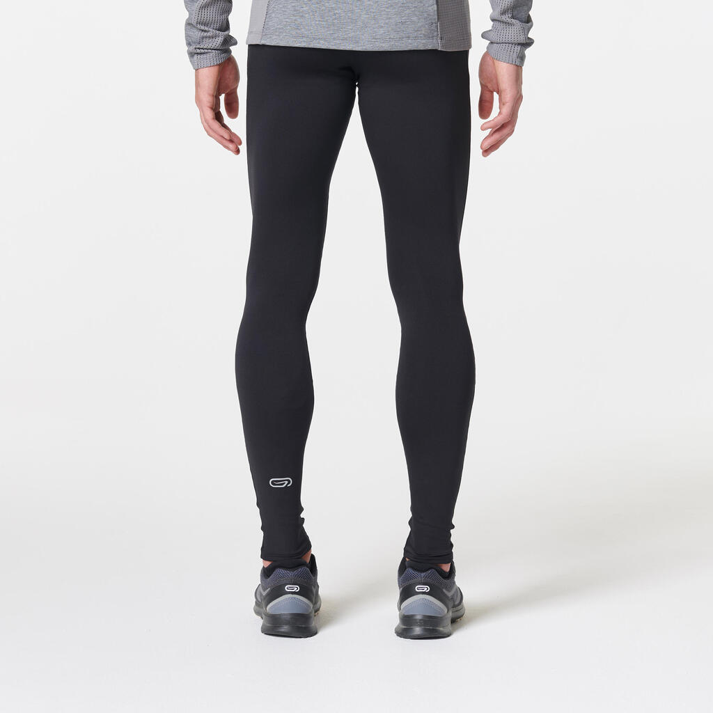 WARM MEN'S RUNNING TIGHTS BLACK