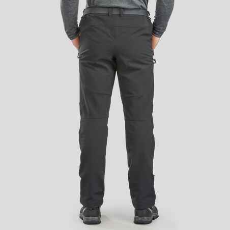 MEN'S SNOW HIKING WARM WATER REPELLENT STRETCH TROUSERS SH500 X-WARM