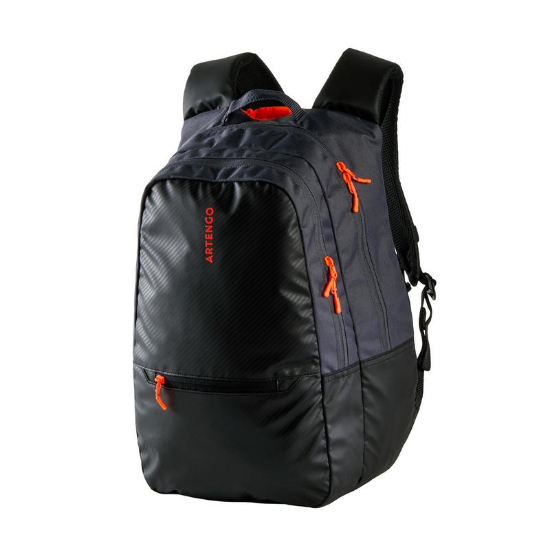 Tennisrucksack 500 BP schwarz/grau