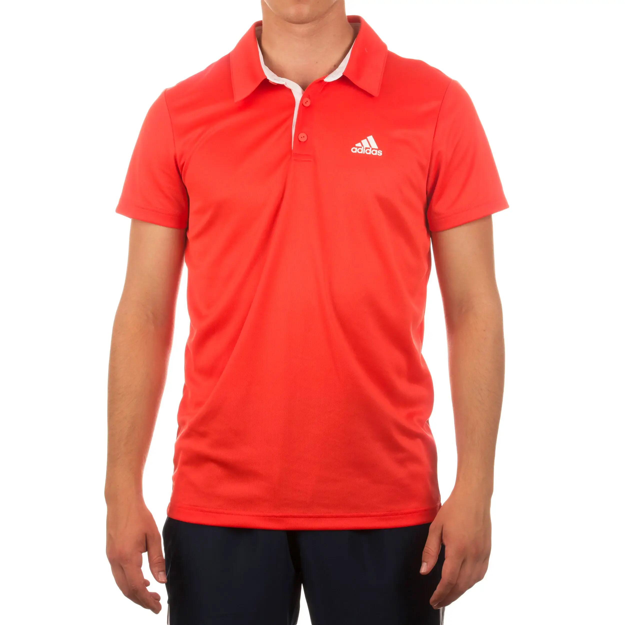 Racket Sports Polo Shirt - Coral 3/8
