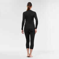 Women's Ski Base Layer Top - BL 100 - Black