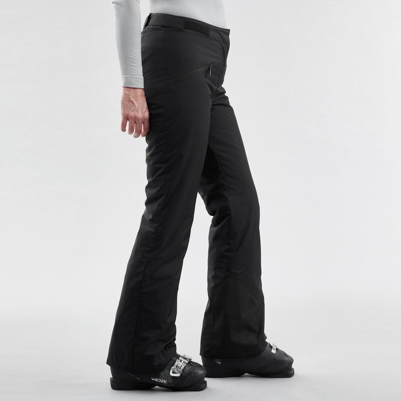 Skihose Damen Piste warm - 180 schwarz 