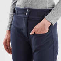 Women's Downhill Ski Trousers - Navy