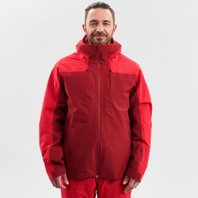 Giacca sci uomo 500 rossa