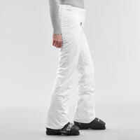 WOMEN’S WARM SKI TROUSERS 180 - WHITE