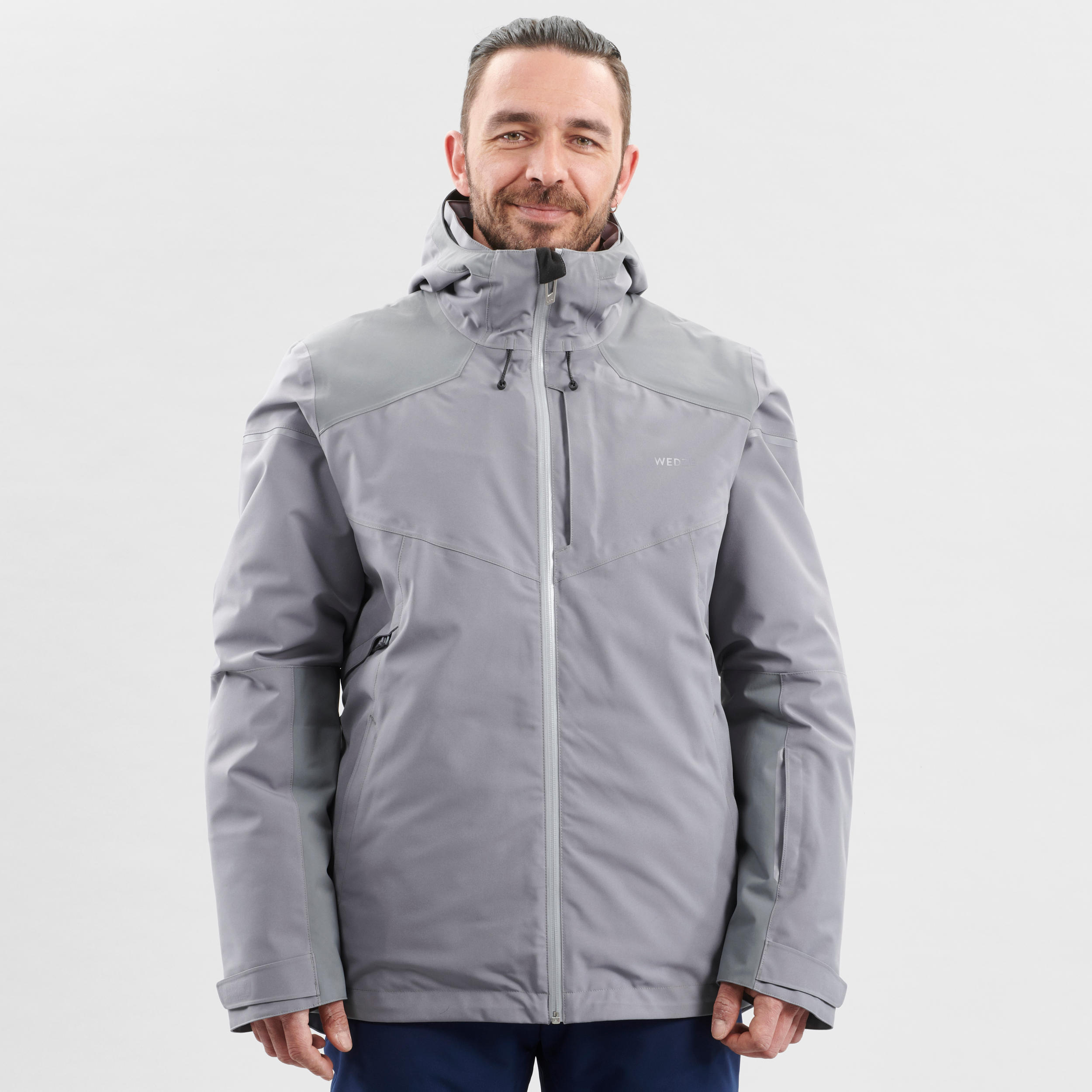 MEN'S DOWNHILL SKI JACKET 580 - GREY 3/11
