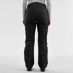 WOMEN'S SKIING WARM TROUSERS - 180 - BLACK