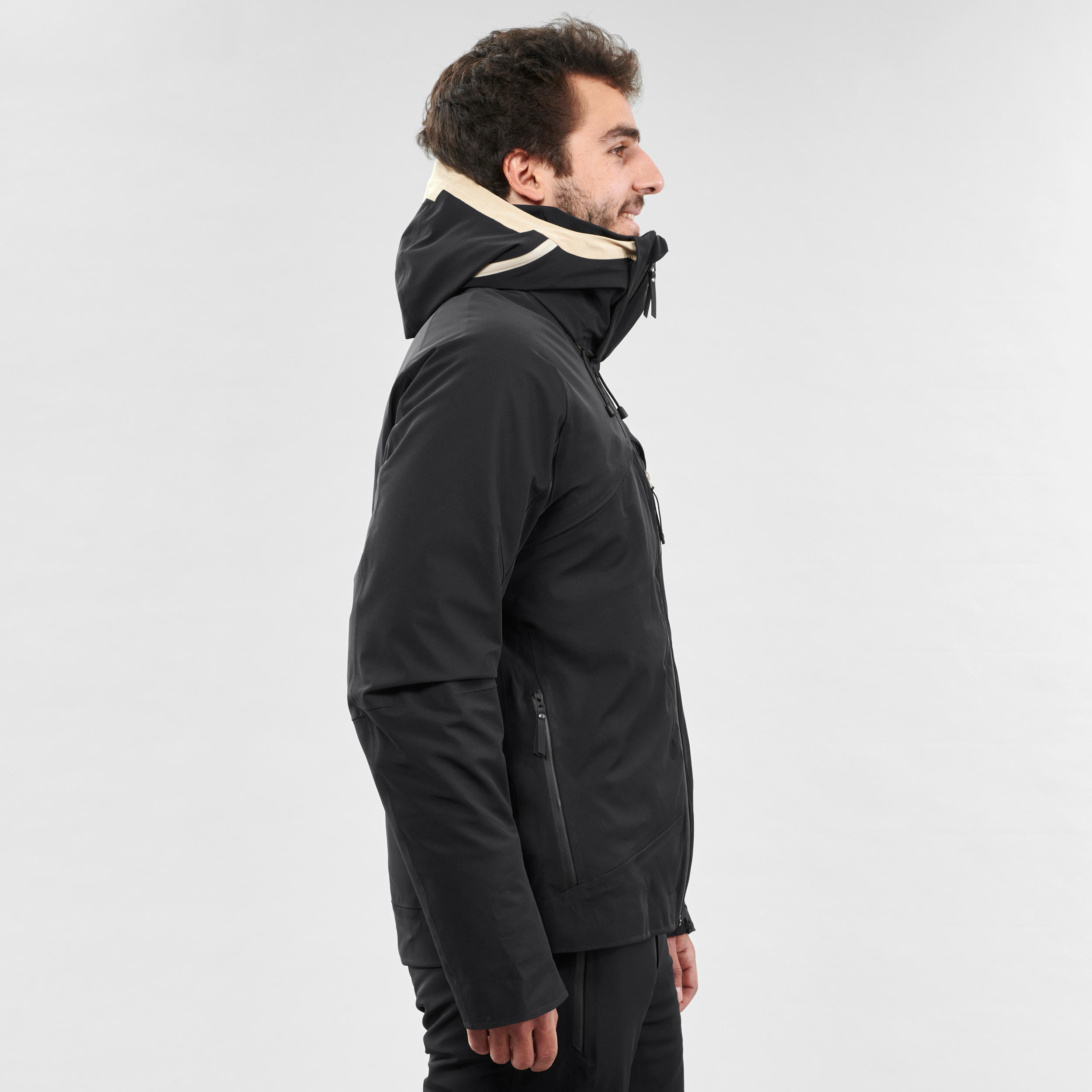 Men's Ski Jacket - 100 - Black WEDZE