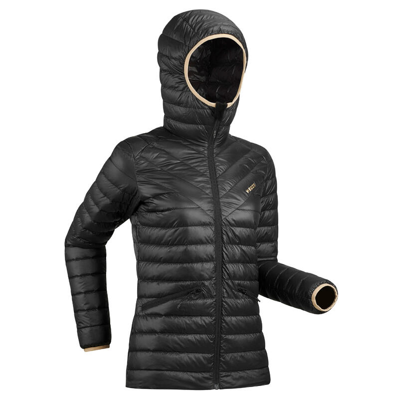 Sous-veste doudoune légère de ski en ouate - 500 noir Femme.
