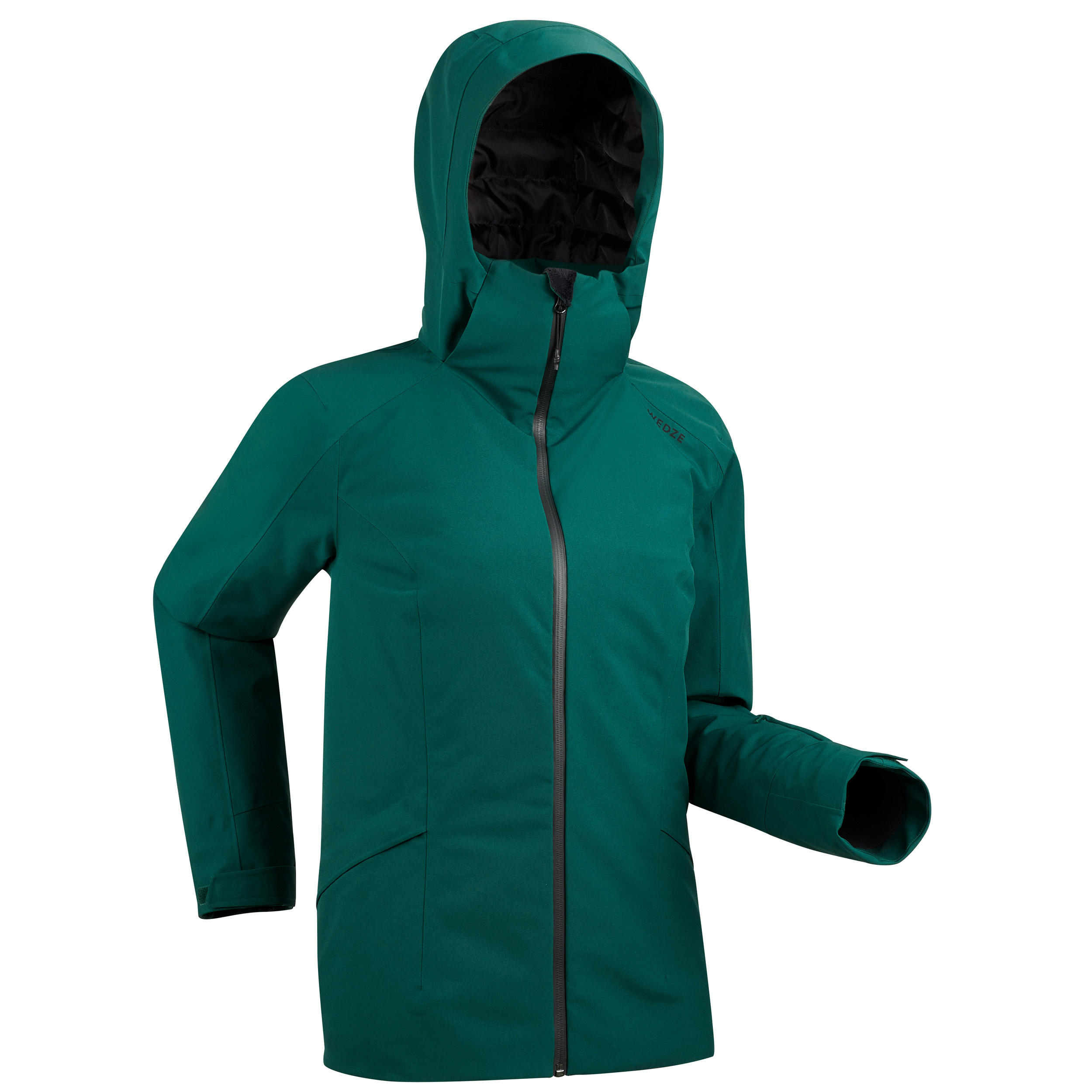 green ski jacket womens