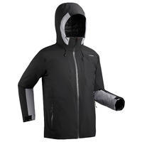 MANTEAU DE SKI DE PISTE HOMME 500 NOIR
