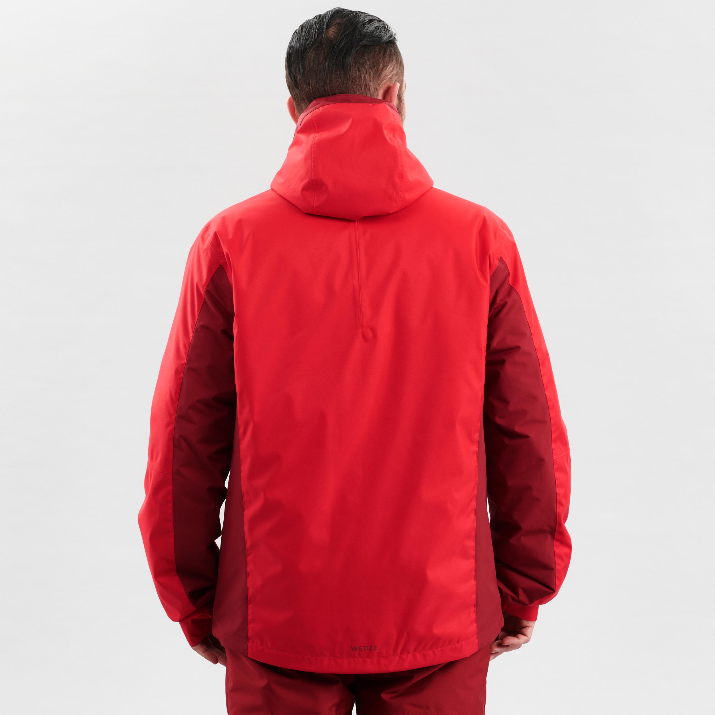 Men's D-Ski Jacket - Red and Maroon 5/9