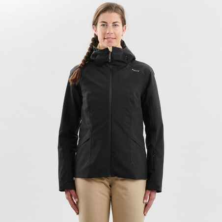 Chaqueta de esquí y nieve impermeable Mujer Wedze Ski-P 500  negro