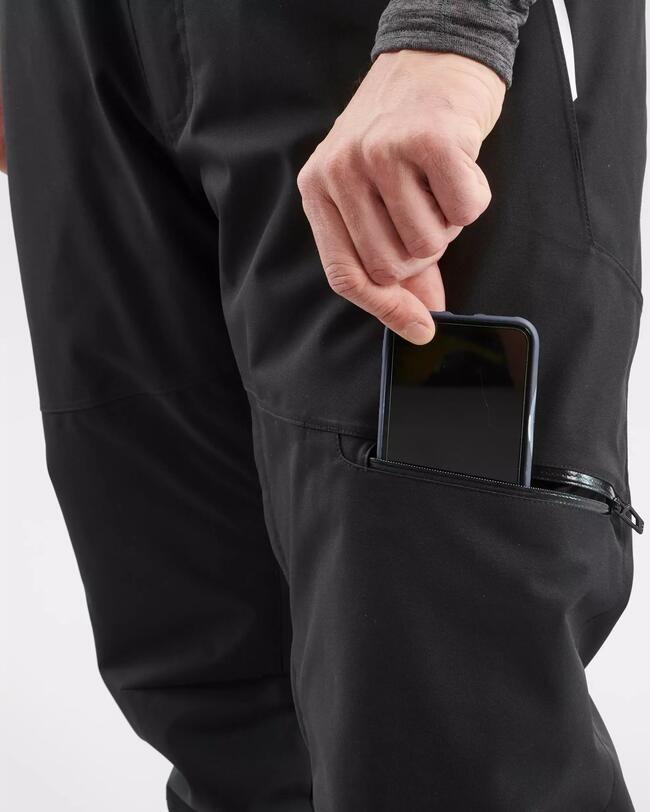 Warme skibroek heren regular 500 - zwart