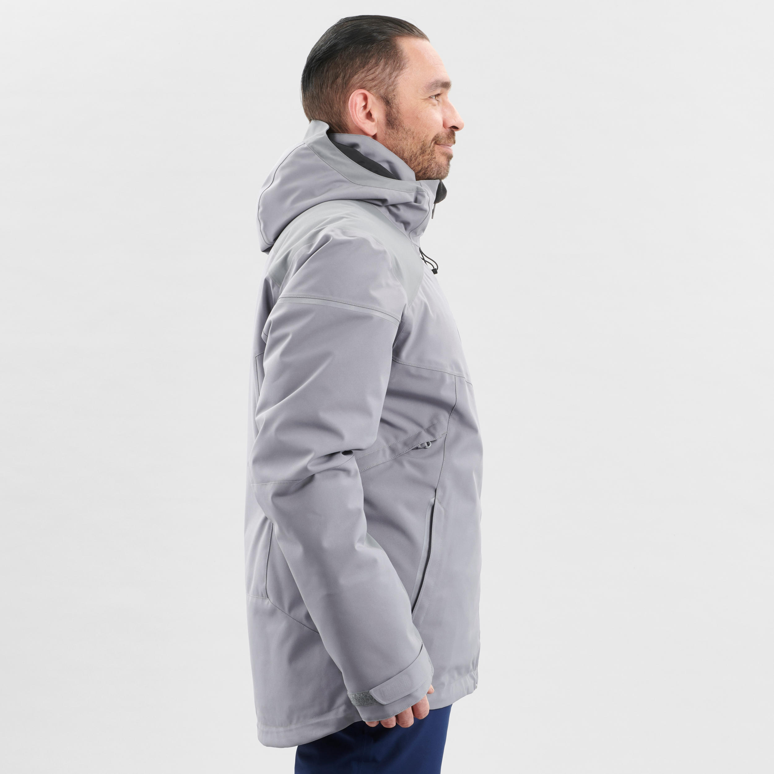 MEN'S DOWNHILL SKI JACKET 580 - GREY 4/11