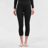 WOMEN'S SKI BASE LAYER BOTTOM - BL 100 - BLACK