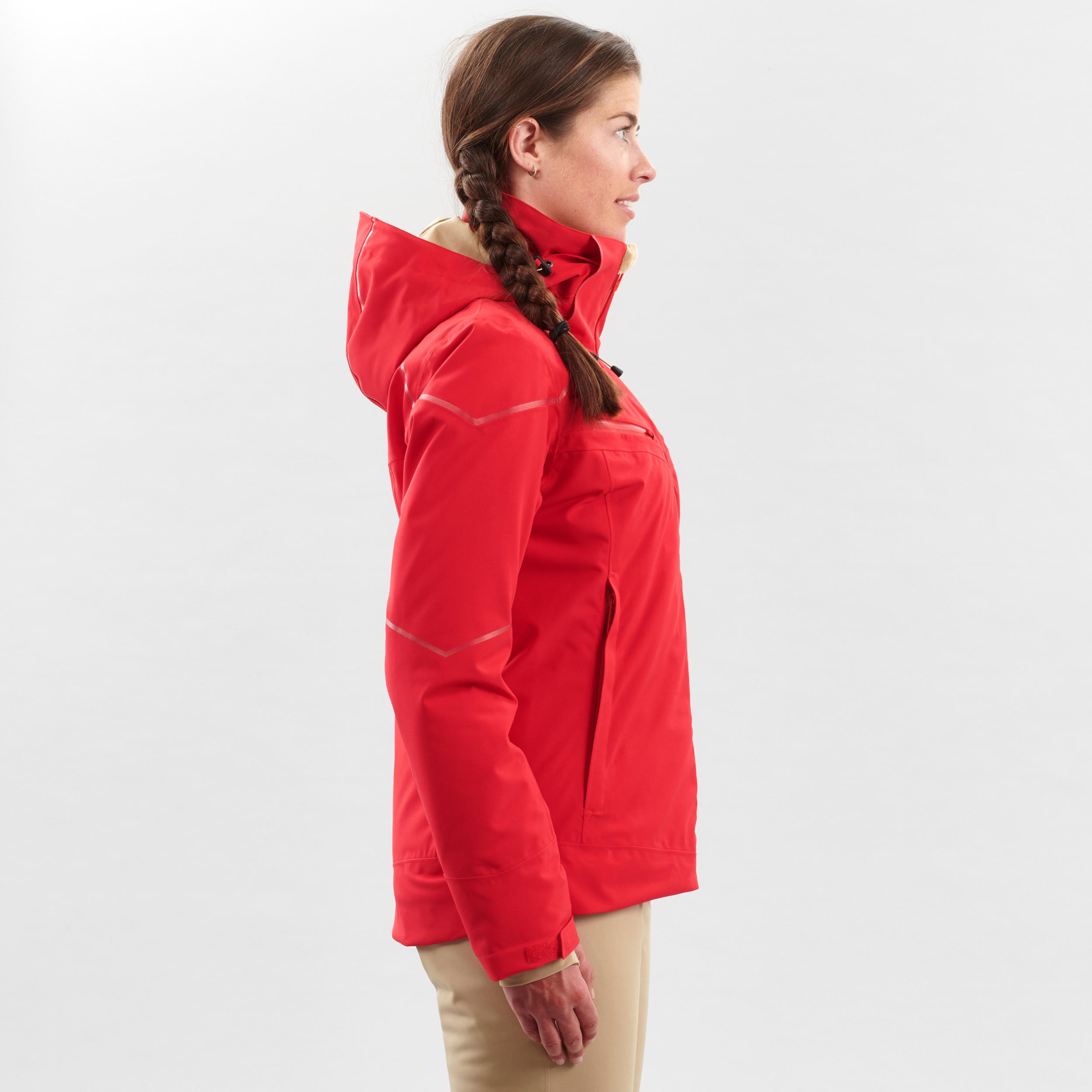 Women's Downhill Ski Jacket - Red 4/15