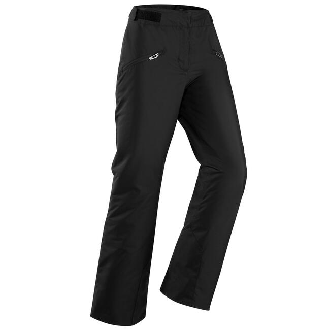กางเกงขายาวสำหรับผู้หญิงใส่เล่นสกีรุ่น 180 (สีดำ)