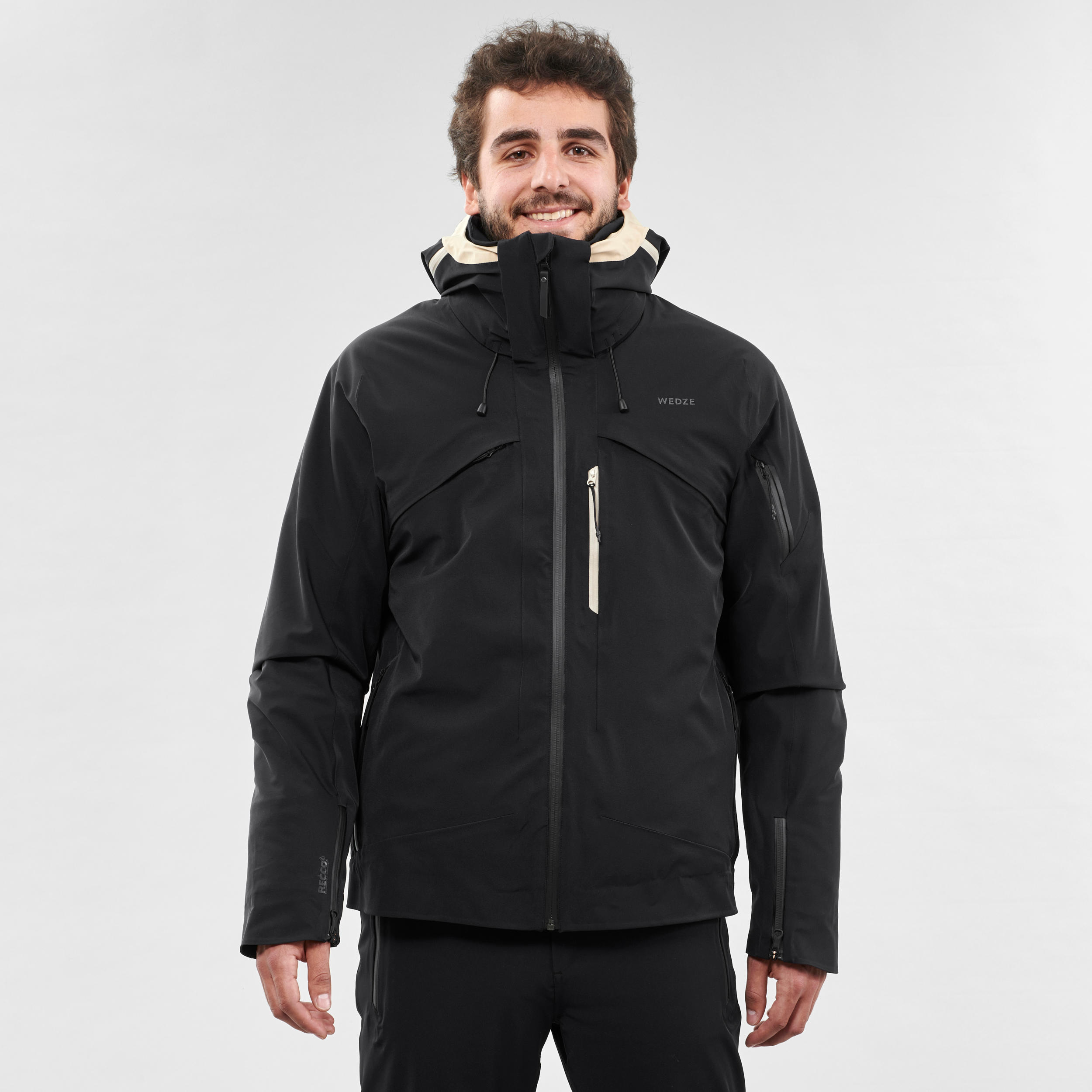 Manteau de ski et sous-manteau homme – 980 noir - WEDZE