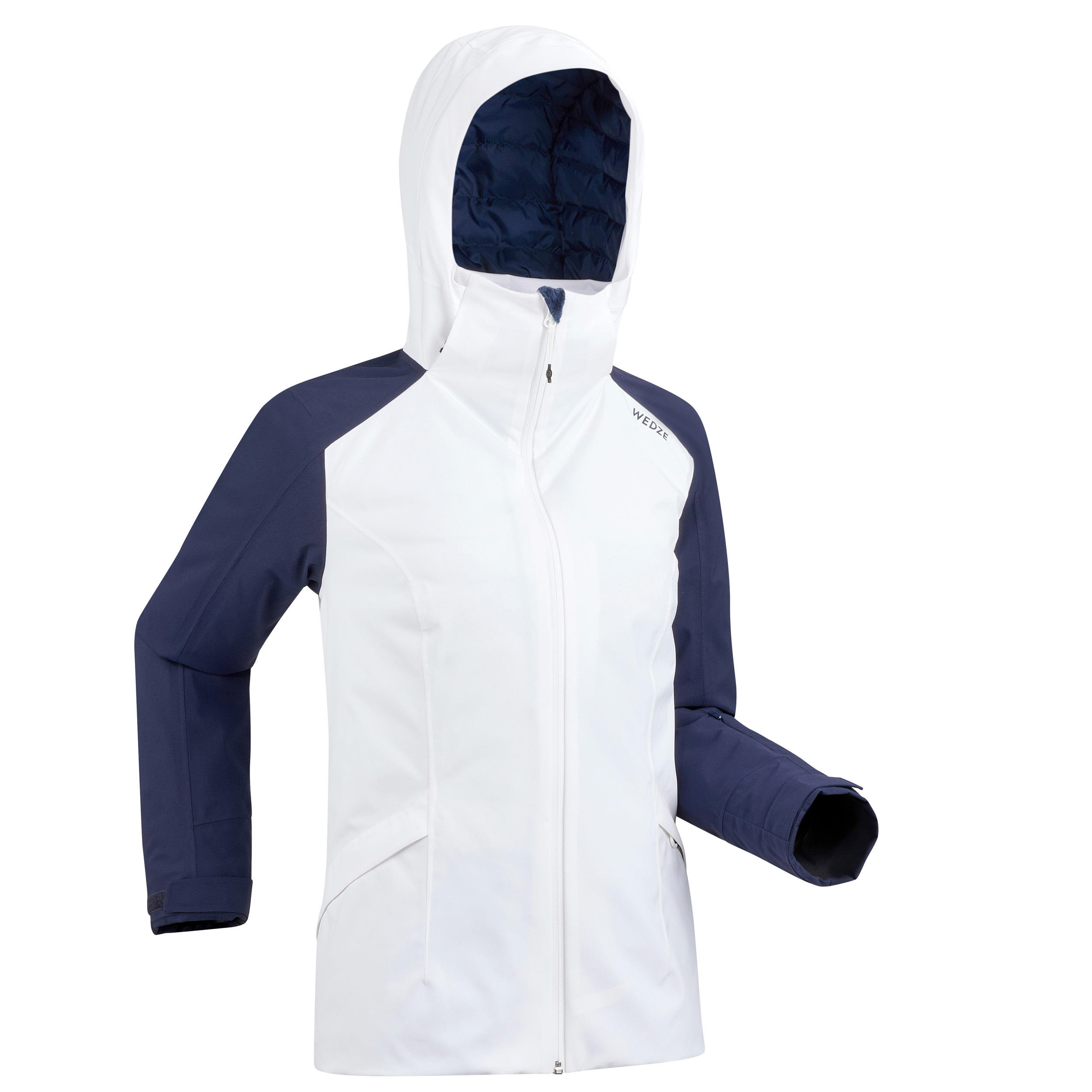 

Women'S Piste Ski Jacket 500 - White -  By WEDZE | Decathlon