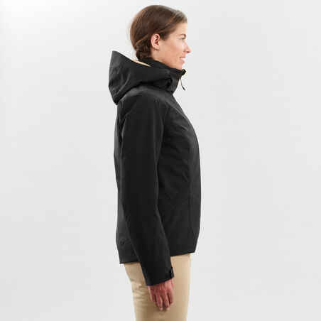 WOMEN’S WARM SKI JACKET - 500 - BLACK