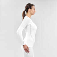 Women’s ski thermal base layer top 900 - white 