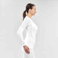 חולצת בסיס לסקי לנשים בדגם 900 - לבן