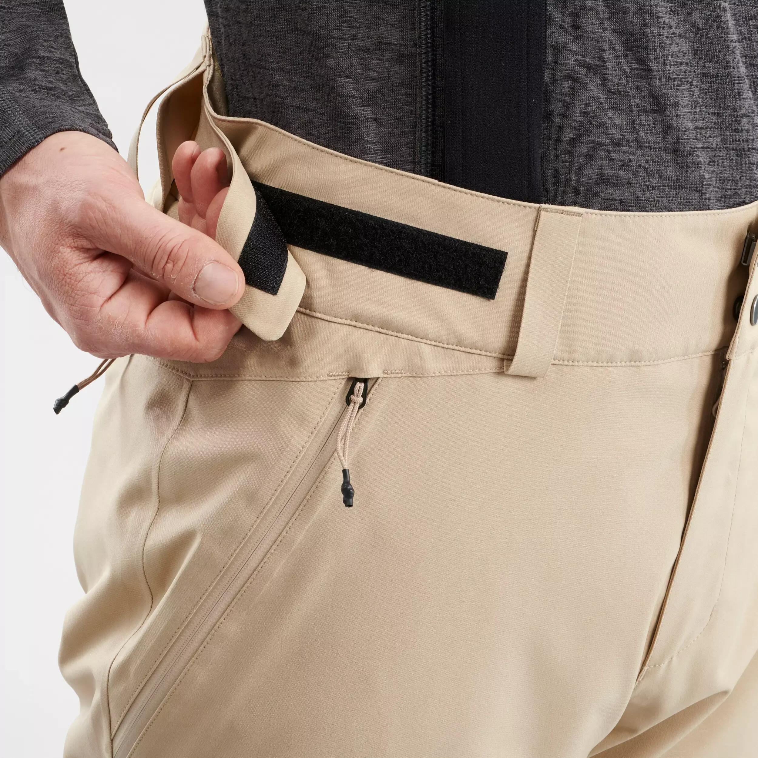 MEN'S DOWNHILL SKI TROUSERS 580 - BEIGE 7/9