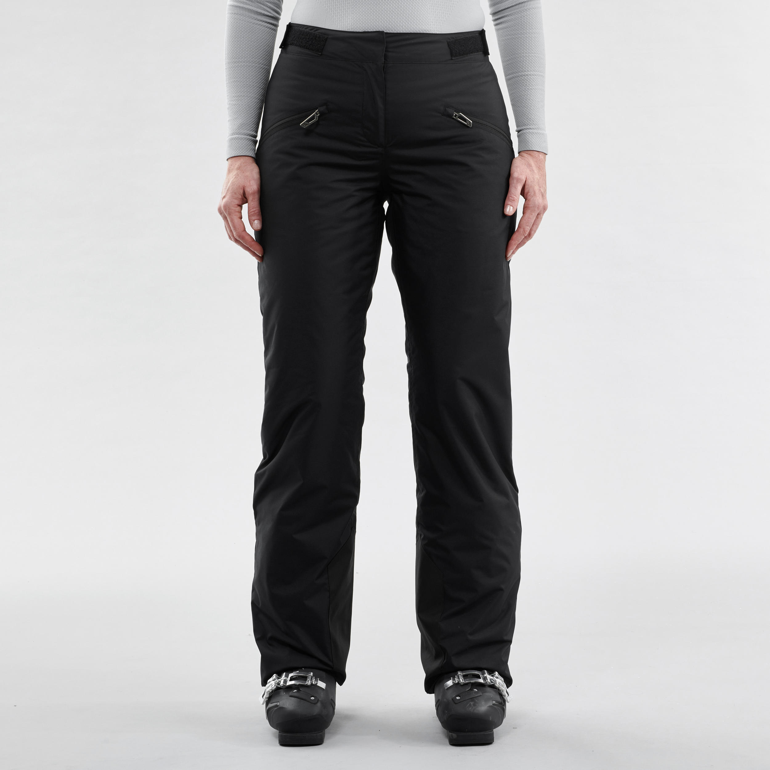 Pantalon de esqui y nieve impermeable Mujer Wedze 180 negro Decathlon