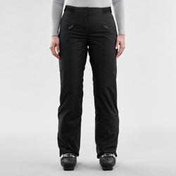 Pantalón de esquí y nieve impermeable Mujer Wedze 180 negro