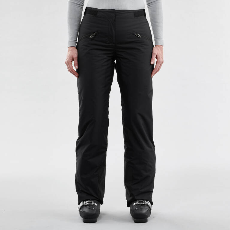 Women's skiing warm trousers - 180 - black