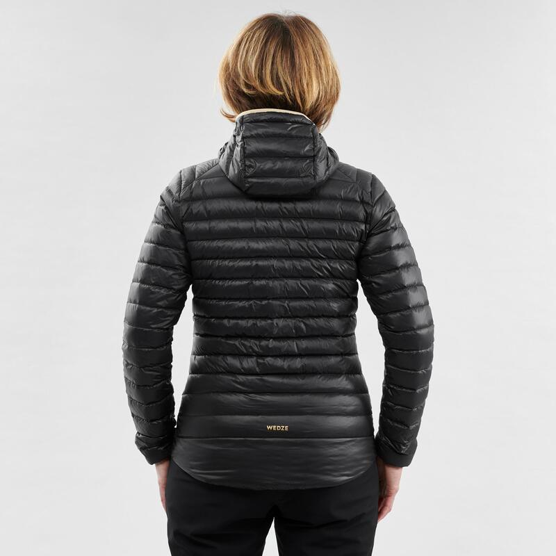 Skijacke mit Unterziehjacke Damen Piste - 980 schwarz