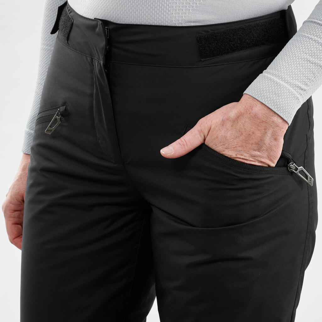 Crne ženske pantalone za skijanje 180