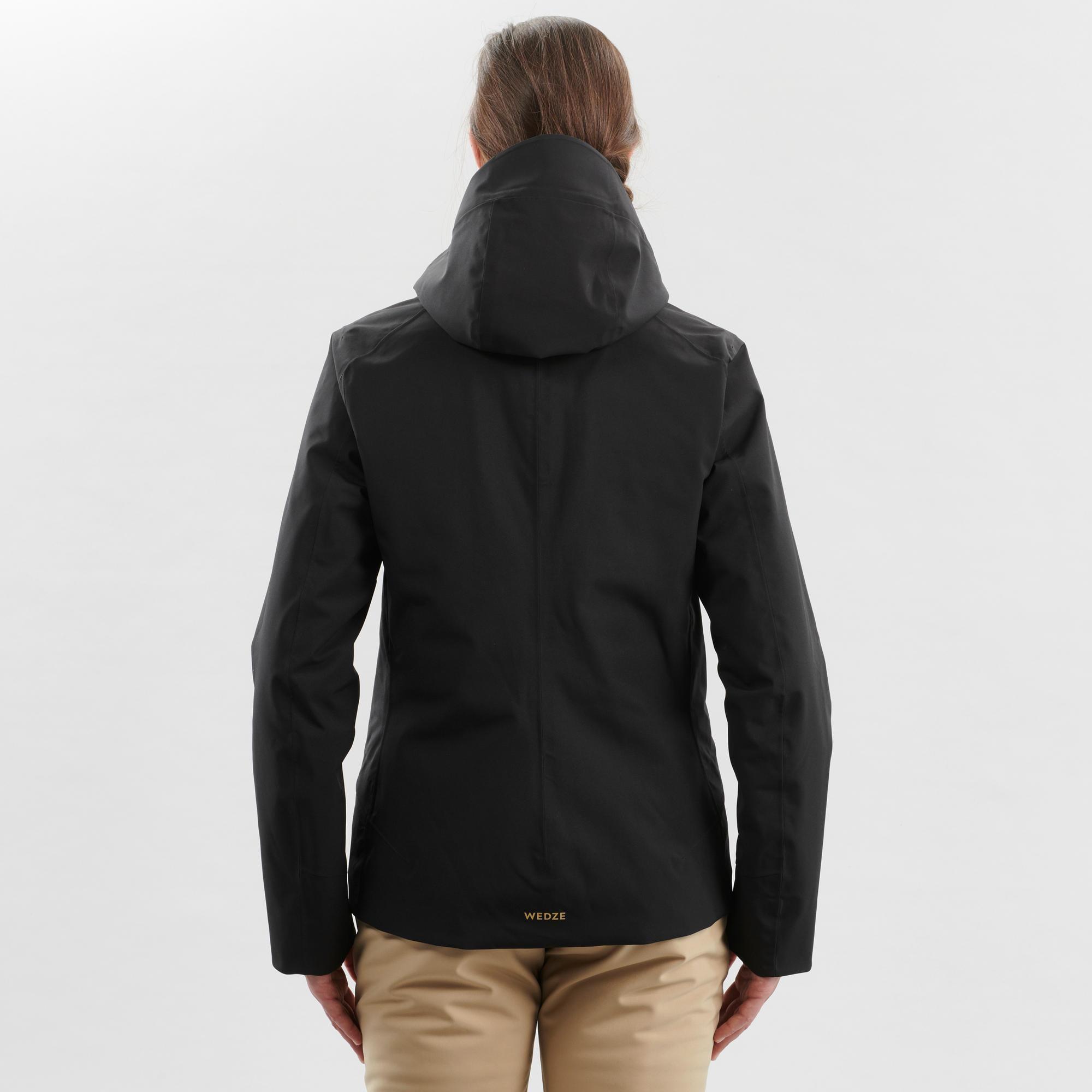 Manteau de ski chaude femme – 500 noir 4/16