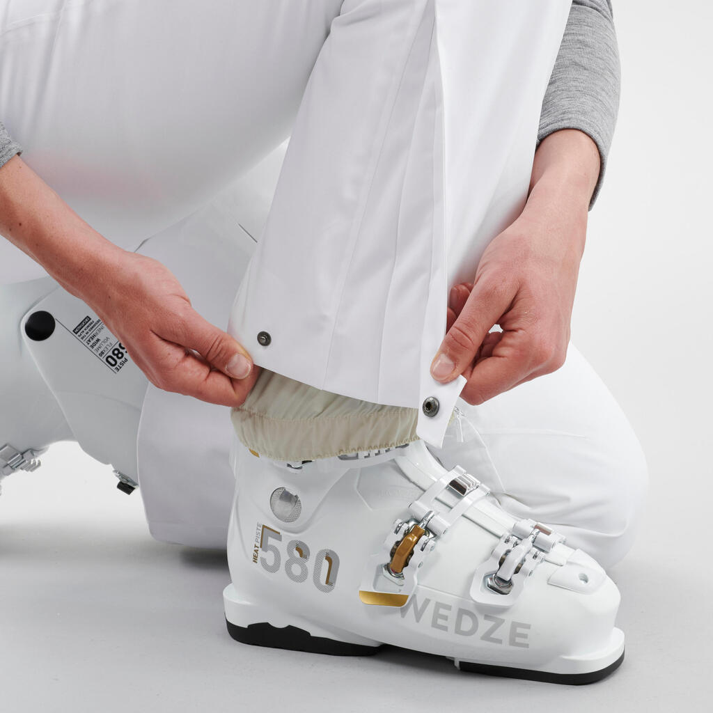 Tople i dišljive pantalone za skijanje 500 - ženske