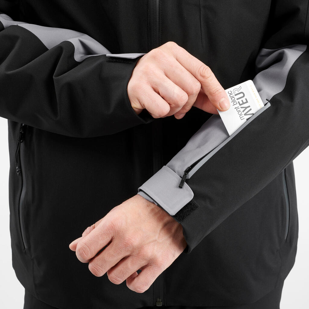 Veste de ski chaude homme - 500 - noire