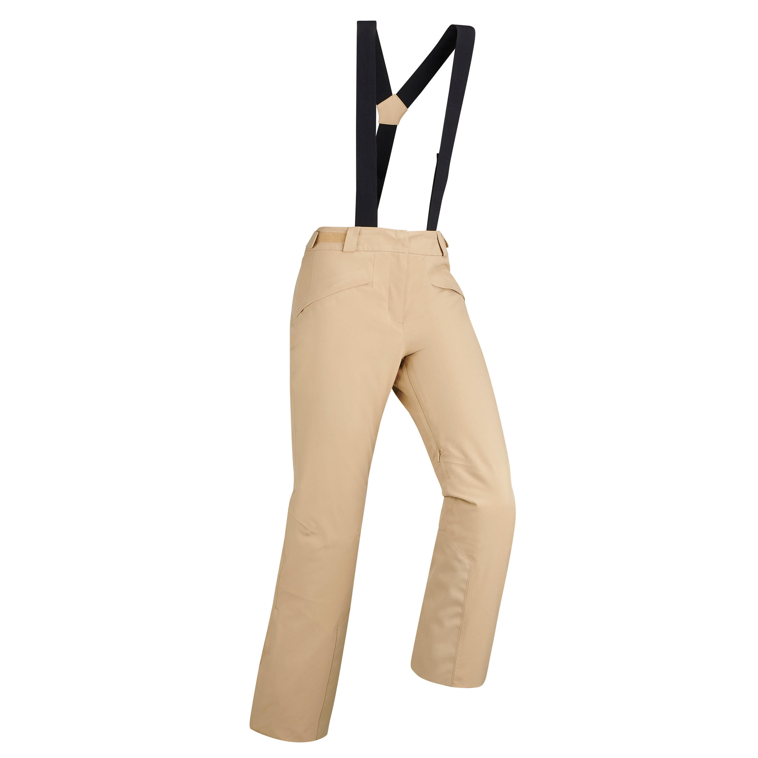 WEDZE Women's Downhill Ski Trousers - Beige