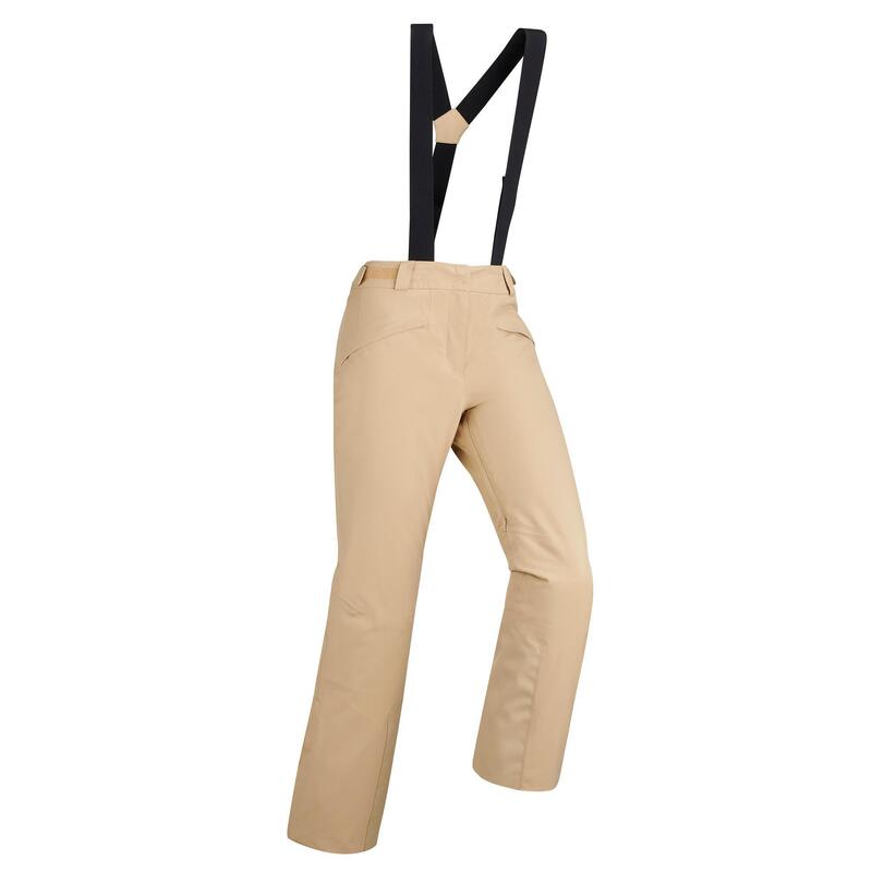 Pantalon schi călduros și respirant 500 Bordo Damă
