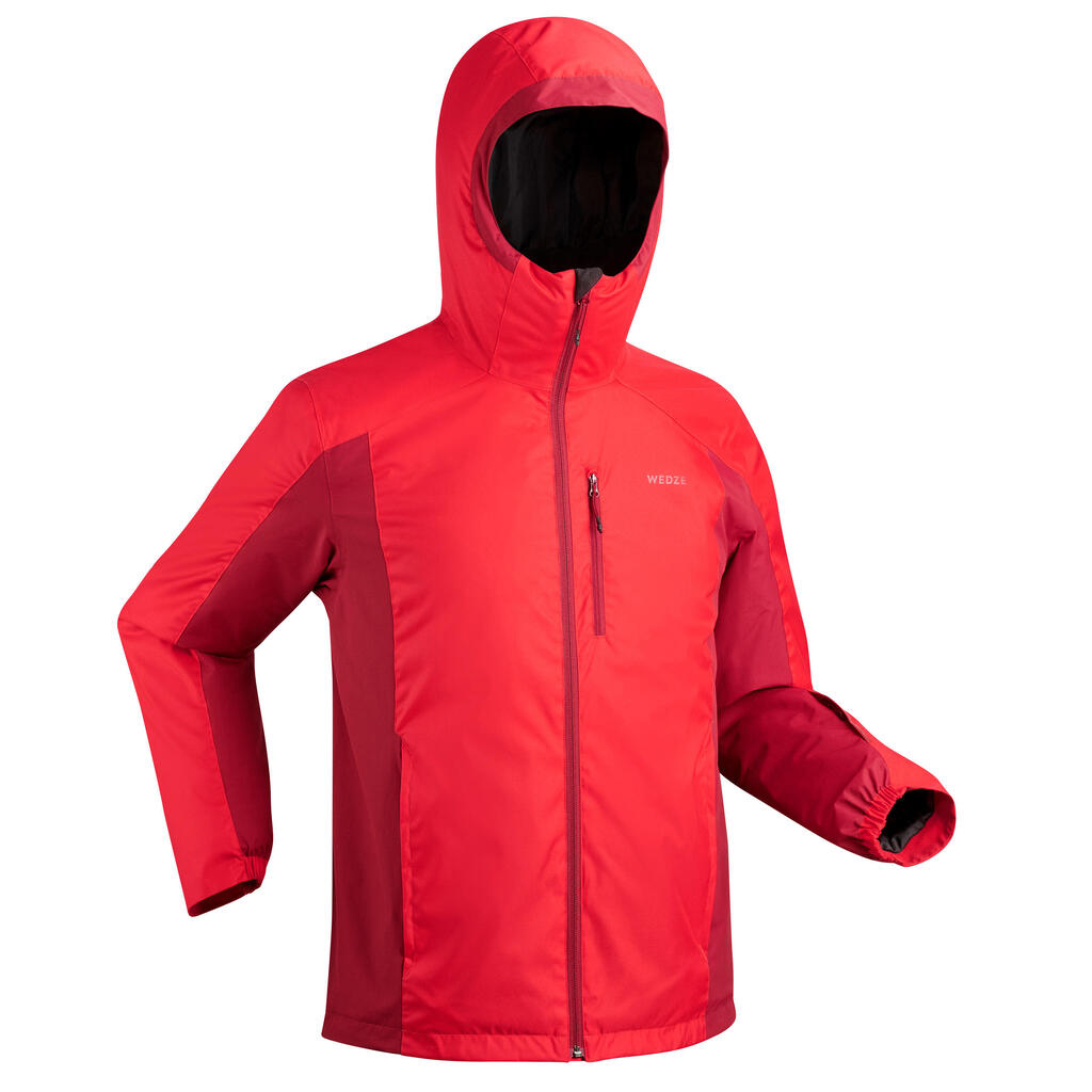 Men's D-Ski Jacket - Red and Maroon