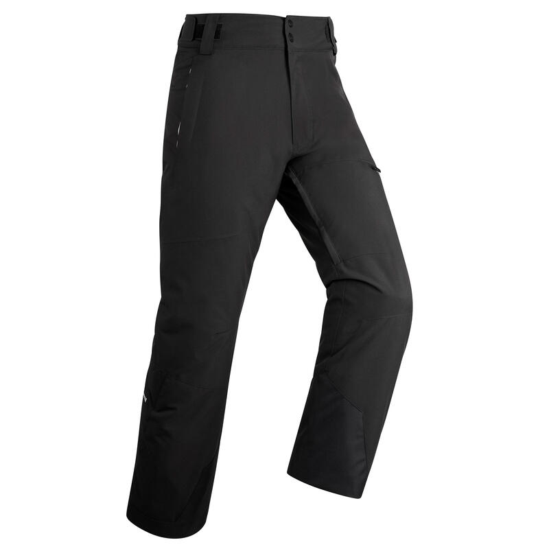 Pantalon de ski chaud regular homme - 500 - Noir
