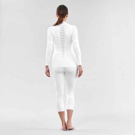 Women’s ski thermal base layer top 900 - white 