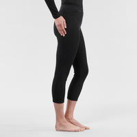 Pantalón térmico de esquí para mujer - BL 100 - Negro