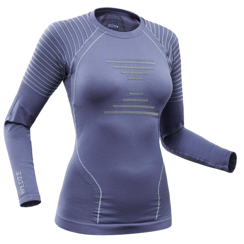 Women's Ski Base Layer Top 900 - Blue - Decathlon