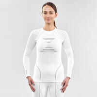 Women’s ski thermal base layer top 900 - white 