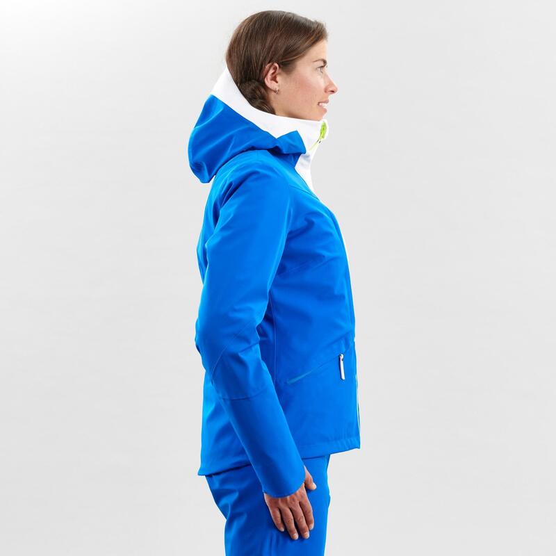 VESTE + SOUS-VESTE DE SKI DE PISTE FEMME 980 BLEUE