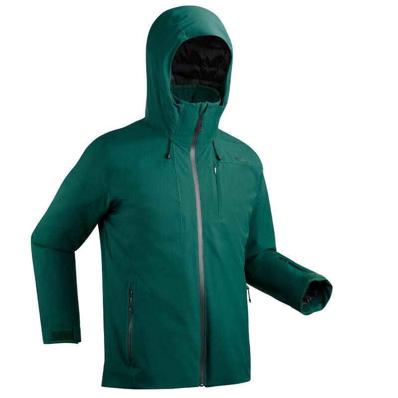 VESTE CHAUDE DE SKI HOMME 500 VERTE